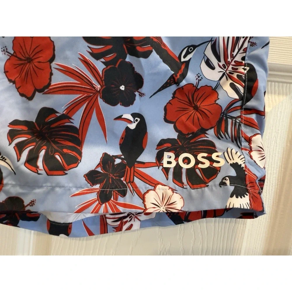Boss Piranha Badeshorts Schwimmshorts Shorts Beachwear Größe XL‎